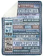 My Sunshine - Special Gift For Granddaughter Sherpa Fleece Blanket tile