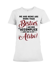ME AND MEME ARE MORE THAN BESTIES Premium Fit Ladies Tee tile