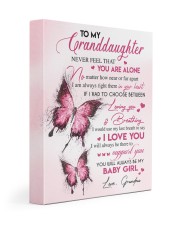 BABY GIRL - AMAZING GIFT FOR GRANDDAUGHTER 11x14 Gallery Wrapped Canvas Prints front