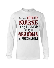 BEING A RETIRED NURSE IS AN HONOR Long Sleeve Tee tile