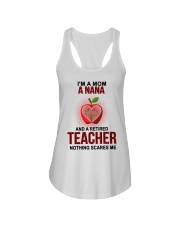 I'm A Mom A Nana And A Retired Teacher Ladies Flowy Tank tile