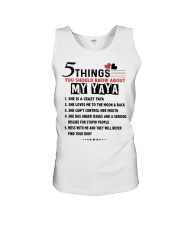 5 THINGS YOU SHOULD KNOW ABOUT MY YAYA Unisex Tank tile