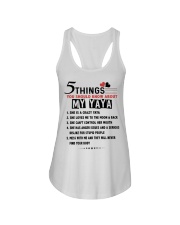 5 THINGS YOU SHOULD KNOW ABOUT MY YAYA Ladies Flowy Tank tile