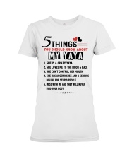 5 THINGS YOU SHOULD KNOW ABOUT MY YAYA Premium Fit Ladies Tee tile