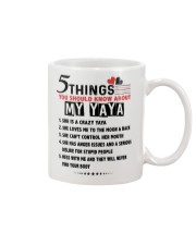 5 THINGS YOU SHOULD KNOW ABOUT MY YAYA Mug tile