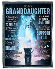 I LOVE YOU - GREAT GIFT FOR GRANDDAUGHTER Fleece Blanket tile
