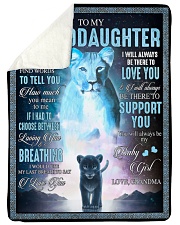 I LOVE YOU - GREAT GIFT FOR GRANDDAUGHTER Sherpa Fleece Blanket tile