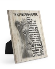 STRAIGHTEN YOUR CROWN - GRANDMA TO GRANDDAUGHTER Easel-Back Gallery Wrapped Canvas tile