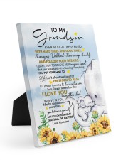 I LOVE YOU - GRANDMA TO GRANDSON Easel-Back Gallery Wrapped Canvas tile