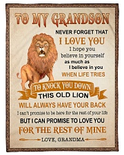 I LOVE YOU - GREAT GIFT FOR GRANDSON Small Fleece Blanket - 30" x 40" front