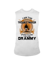 I AM THE LUCKIEST TROUBLE MAKER - GREAT GIFT FOR GRANDSON Sleeveless Tee tile