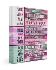 I'LL ALWAYS BE WITH YOU - NANA TO GRANDDAUGHTER 11x14 Gallery Wrapped Canvas Prints front