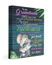 MY HEART - TO GRANDSONS FROM MAMAL 11x14 Gallery Wrapped Canvas Prints front