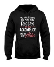 He Is My Alibi - Lovely Gift For Grandson Hooded Sweatshirt tile