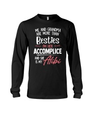 He Is My Alibi - Lovely Gift For Grandson Long Sleeve Tee tile