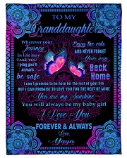 I LOVE YOU FOREVER - NICE GIFT FOR GRANDDAUGHTER Small Fleece Blanket - 30" x 40" front