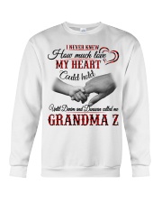 HOW MUCH LOVE MY HEART HOLD - GIFT FOR GRANDMA Z Crewneck Sweatshirt tile