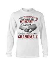 HOW MUCH LOVE MY HEART HOLD - GIFT FOR GRANDMA Z Long Sleeve Tee tile