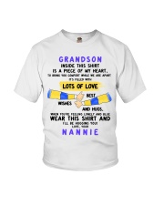 I'LL BE HUGGING YOU - BEST GIFT FOR GRANDSON Youth T-Shirt tile
