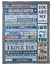 FOLLOW YOUR DREAMS - GRANDMA TO GRANDDAUGHTER Small Fleece Blanket - 30" x 40" front
