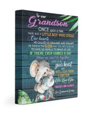 WE LOVE YOU - SPECIAL GIFT FOR GRANDSON 11x14 Gallery Wrapped Canvas Prints front