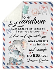IT A BIG HUG - LOVELY GIFT FOR GRANDSON Large Sherpa Fleece Blanket - 60" x 80" thumbnail