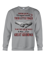 THEY ARE MY WORLD - PERFECT GIFT FOR GREATGRANDMA Crewneck Sweatshirt tile