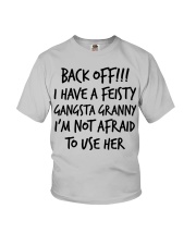 WONDERFUL GIFT FROM GANGSTA GRANNY TO GRANDSON Youth T-Shirt front