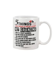 5 THINGS YOU SHOULD KNOW ABOUT MY GRANDMA Mug tile