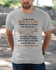 THANK YOU FOR BEING MY SON-IN-LAW Classic T-Shirt apparel-classic-tshirt-lifestyle-front-50