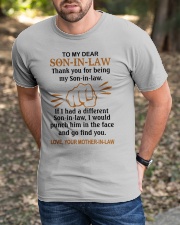 THANK YOU FOR BEING MY SON-IN-LAW Classic T-Shirt apparel-classic-tshirt-lifestyle-front-52