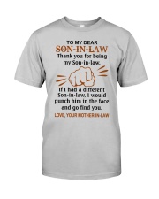THANK YOU FOR BEING MY SON-IN-LAW Classic T-Shirt front