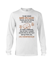 THANK YOU FOR BEING MY SON-IN-LAW Long Sleeve Tee tile