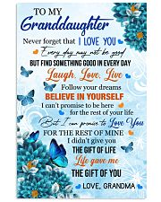 THE GIFT OF LIFE - AMAZING GIFT FOR GRANDDAUGHTER 11x17 Poster front