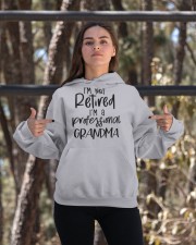 I'm Not Retired - I'm A Professional Grandma - Perfect Gift For Grandma Hooded Sweatshirt apparel-hooded-sweatshirt-lifestyle-05