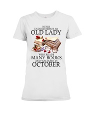Never Underestimate An Old Lady - Perfect Gift For Grandma Premium Fit Ladies Tee tile