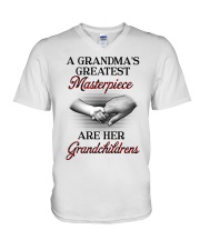 PERFECT GIFT FOR GRANDCHILDRENS FROM MASTERPIECE V-Neck T-Shirt tile