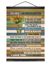 I LOVE YOU - LOVELY GIFT FOR GRANDDAUGHTER Hanging Canvas tile