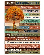 THE GIFT OF YOU - BEST GIFT FOR GRANDDAUGHTER 11x17 Poster front