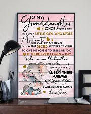 I LOVE YOU - LOVELY GIFT FOR GRANDDAUGHTER 11x17 Poster lifestyle-poster-2