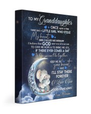 FOREVER AND ALWAYS - GRANDDAUGHTER FROM MEMAW 11x14 Gallery Wrapped Canvas Prints front