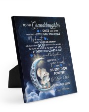 FOREVER AND ALWAYS - GRANDDAUGHTER FROM MEMAW Easel-Back Gallery Wrapped Canvas tile
