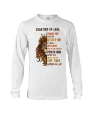 THANK YOU - LOVELY GIFT FOR SON-IN-LAW Long Sleeve Tee tile