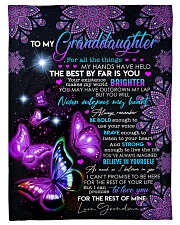 BELIEVE IN YOURSELF - GRANDMA TO GRANDDAUGHTER Small Fleece Blanket - 30" x 40" front