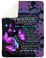 BELIEVE IN YOURSELF - GRANDMA TO GRANDDAUGHTER Large Sherpa Fleece Blanket - 60" x 80" thumbnail