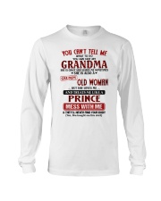 She Loves Me And Treats Me Like A Prince - Best Gift For Grandson Long Sleeve Tee tile