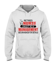 UNDER NEW MANAGEMENT - PERFECT GIFT FOR NURSE Hooded Sweatshirt tile