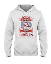 Grandma And Grandson A Special Bond That Can't Be Broken Hooded Sweatshirt tile