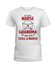 RETIRED NURSE - PERFECT GIFT FOR GRANDMA Ladies T-Shirt tile