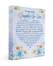 I WILL FOREVER LOVE YOU - BEST GIFT FOR DAUGHTER-IN-LAW 11x14 Gallery Wrapped Canvas Prints front